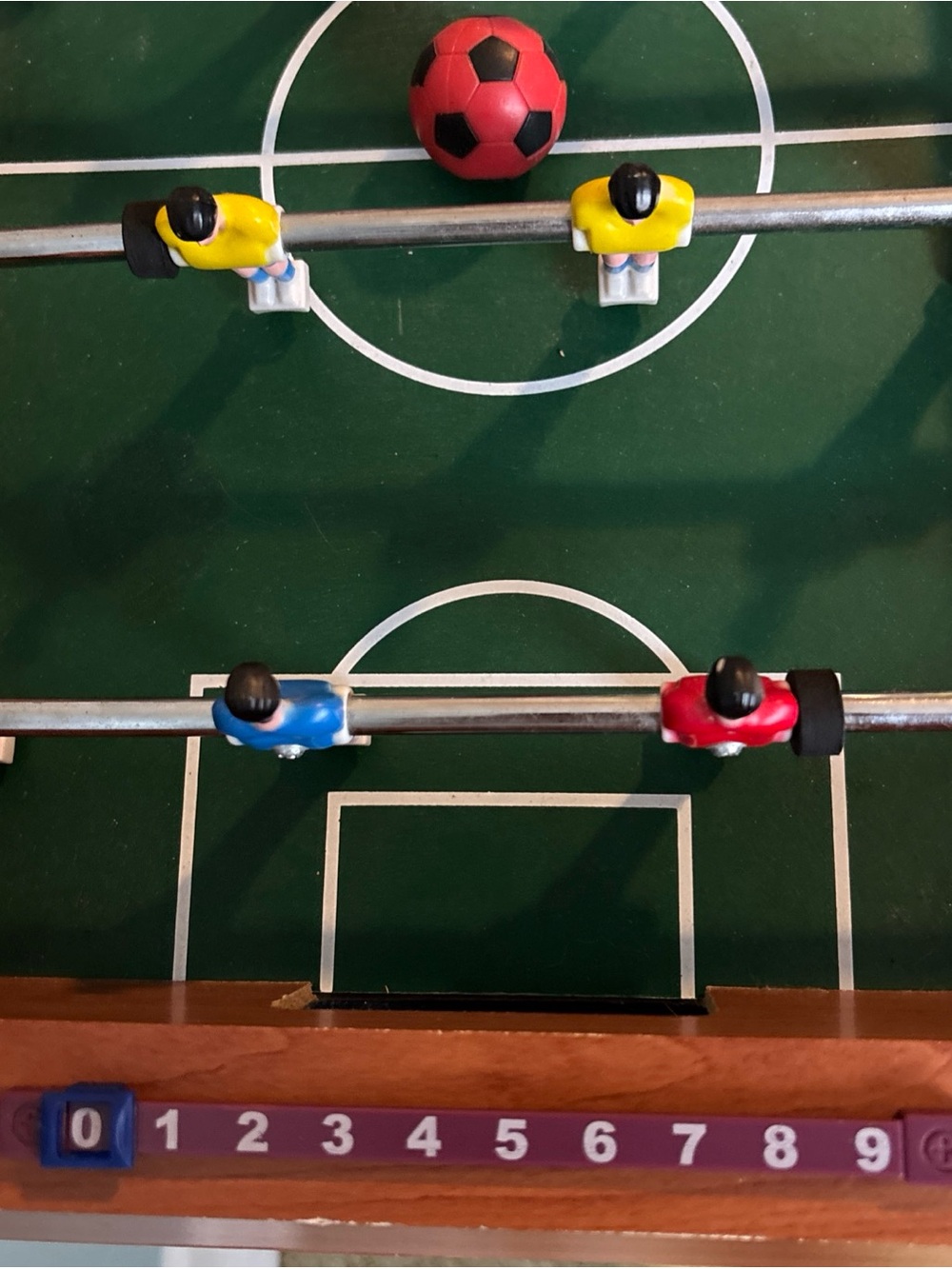 Mini Tabletop Foosball Game - Green - Picture 3 of 6